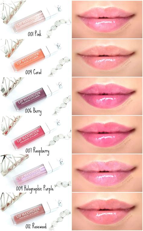 hyaluronic lip plumper dior|Dior lip gloss color chart.